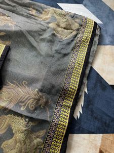 Black Fancy Saree with blouse