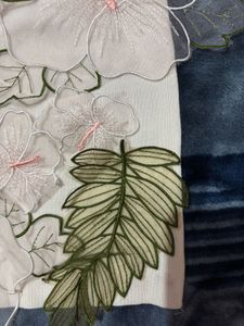 Floral Embroidered Crop Top, fits S &amp; M