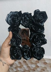 Black Rose Mirror Decor