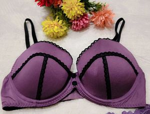Purple Bra &amp; Thong Set