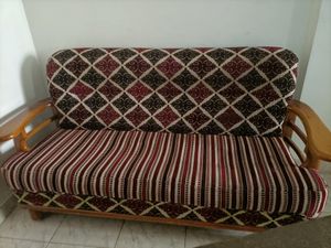 3+2 Wooden Sofa Seater Set