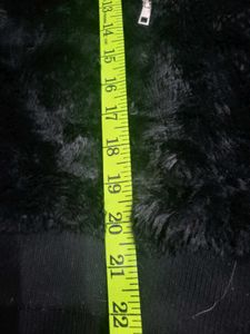 Fuzzy Black Jacket Unisex
