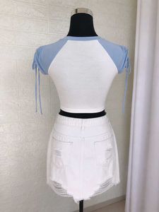 Baby Blue Crop Top