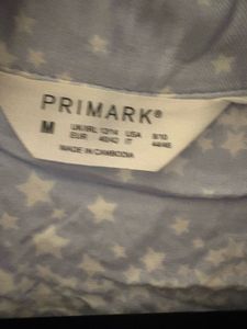 Primark Blue Star Pyjama Top &amp; Bottom
