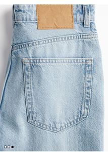 H&amp;M Light Wash Wide Leg Jeans