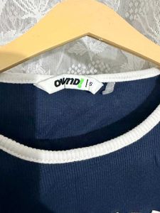 Ownd Navy Blue Sleeveless Top
