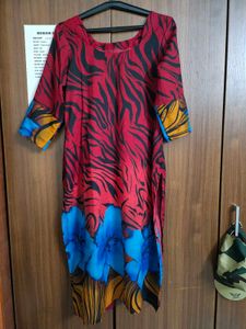 Cotton Kurti Set With Lining
