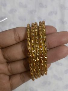 Gold Tone Bangle Set of 30