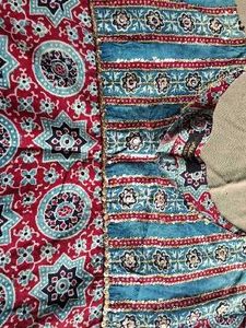 Vibrant Ethnic Print Kurta Top
