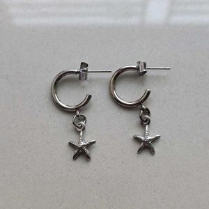 Starfish Hoop Earrings