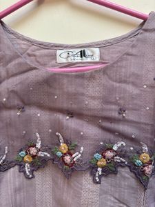 Embroidered Tunic Dress