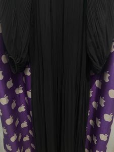 Elegant Black Pleated Maxi Dress