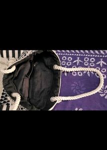 Boho Striped Tote Bag