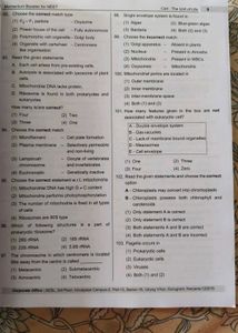 Momentum Booster For NEET Biology Class XI Part I