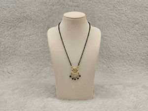 Exquisite Mangalsutra with Emerald Pendant