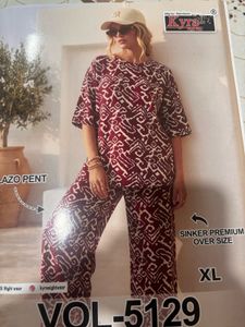 premium cotton coordset with plazo pants