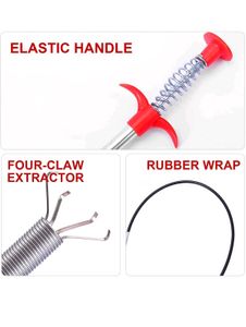 New 160cm Flexible Drain Cleaning Claw Grabber Too