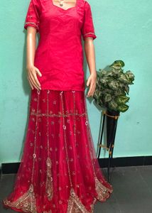 Bridal Lehenga koti dupatta zardozi full work