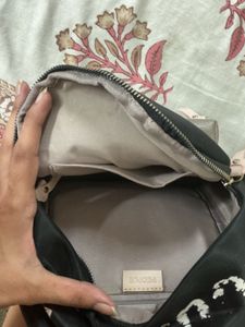 Stylish Black Mini Backpack