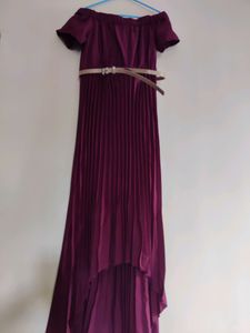 Pleats A-Line Dress