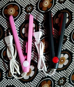 {2} Mini Pink and Black Hair Straightener (RH)