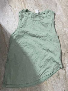 Mint Green Sleeveless Tank Top for sports