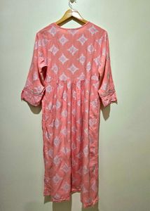 Peach Color Kurta Set