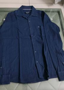 Men's Navy Blue Casual Shirt