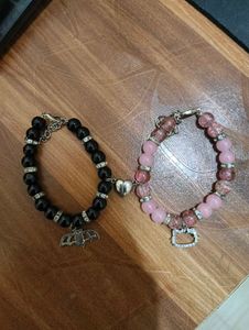 couples matching bracelet, batman and hello kitty