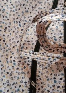 Floral Quilted Travel Bag