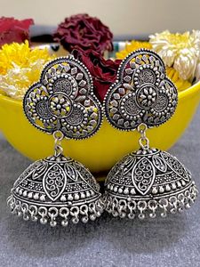 Big Oxidised Jhumka