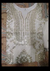 Elegant Embellished Kurta Set