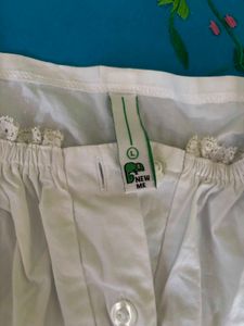 newme white lace top