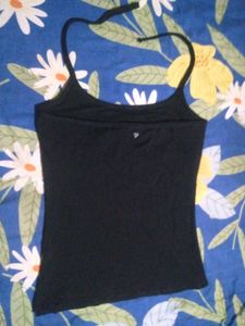 Basic Black Spaghetti Strap Top