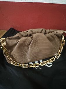 Chain Handle Clutch Bag