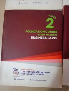 CA Foundation Books