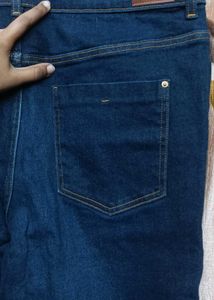 ZARA Dark Blue Denim Jeans