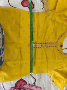 Yellow haldi function Kurta Set