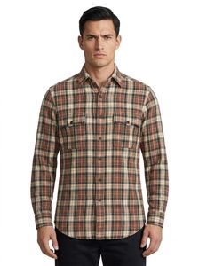 POLO RALPH LAUREN PLAID FLANNEL DUAL POCKET SHIRT