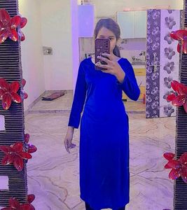 Velvet Kurta Set