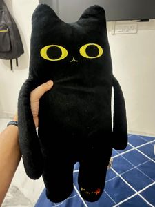 Viral MyoMyo Black Cat Plush Toy Pill