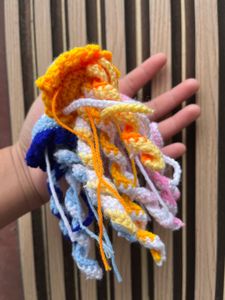 Crochet Jellyfish Keychain ( Any 1 )