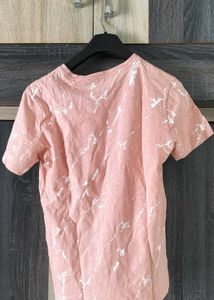 Typography Printed Woman T Shirt