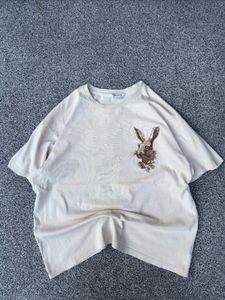 Cute Bunny Embroidered T-Shirt