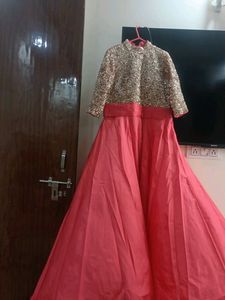 Sparkling Gold Sequins Lehenga Choli Set