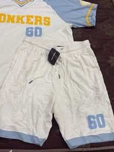 jersey with shorts oversized