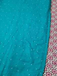 Teal Polka Dot Dress