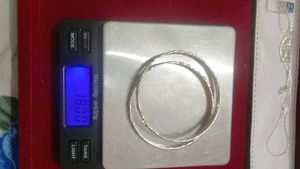 pure silver Bangles