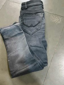 Gray Denim Jeans