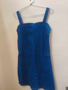 A denim bodycon